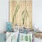 Designart - Two Willow Branches - Farmhouse Print on Natural Pine Wood